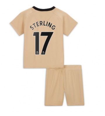 Chelsea Raheem Sterling #17 babykläder Tredje Tröja barn 2022-23 Korta ärmar (+ Korta byxor)